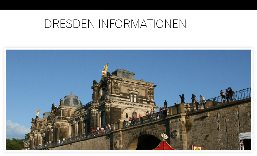 DRESDEN INFORMATIONEN